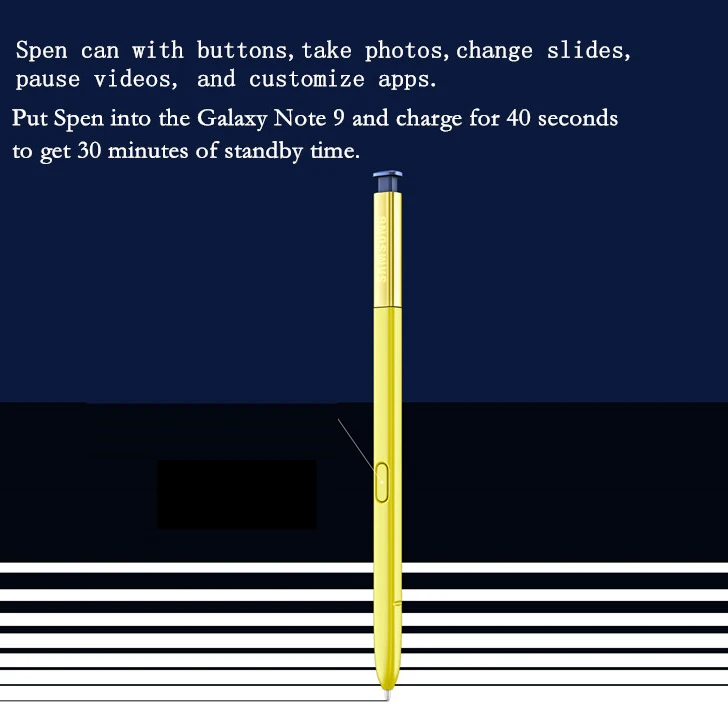 samsung Group Vertical S-ручка-стилус сенсорная ручка Замена для samsung Note 9 SPen Touch Galaxy Pencil EJ-PN960
