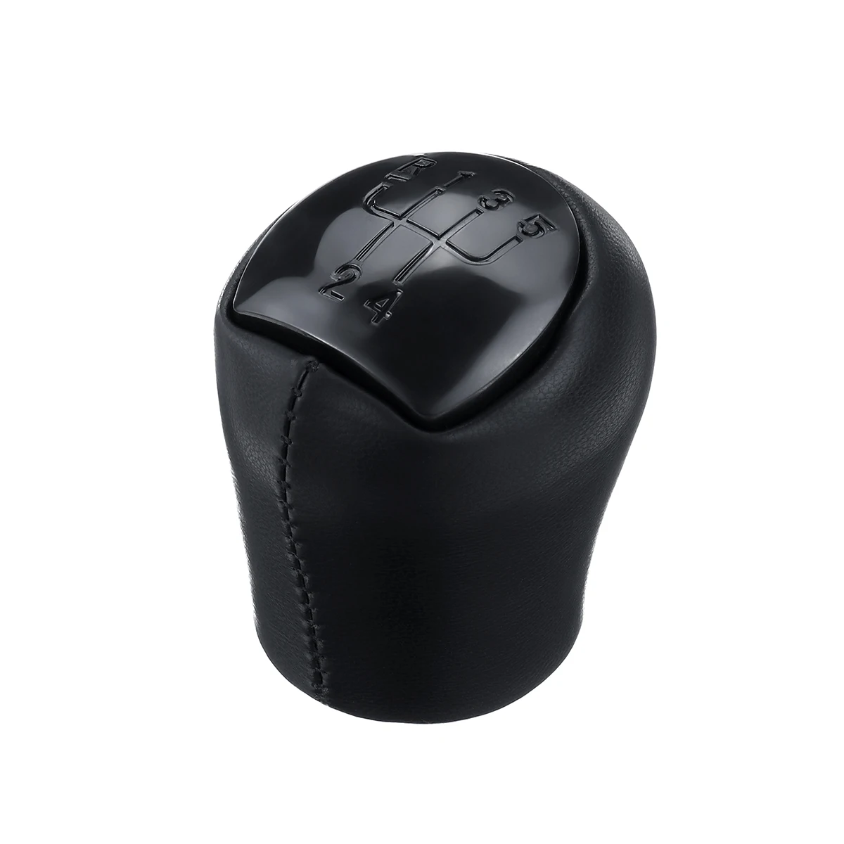 5 speed black Кожаная Ручка Переключения рулевого механизма автомобиля 5 скоростей для Renault Clio Espace Kangoo(Express) Laguna, Megane Cabriolet Classic Scenic Twingo - Название цвета: 5 speed black