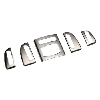 

Stainless Steel Car Front Dashboard Air Conditioner Outlet Vent Frame Trim Strips for BMW 5 Series F10 2011-2014 LHD