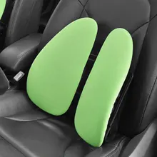 Автомобильная поясничная опора для офисного кресла, Массажная подушка для автомобиля, подушка для заднего сиденья, поясничная опора, рельефная поясничная скоба, авто Универсальный