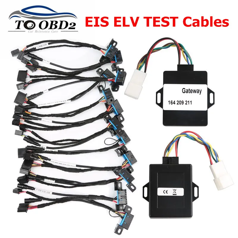 

High Quality Test Cable for Mercedes EIS ELV 12PCS Test Cable for Benz Gateway 164 209 211 Works With VVDI MB BGA TOOL