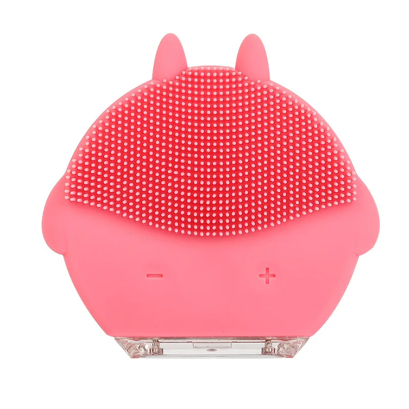 Электрическая мини щетка для чистки лица USB силиконовая удаление черных точек