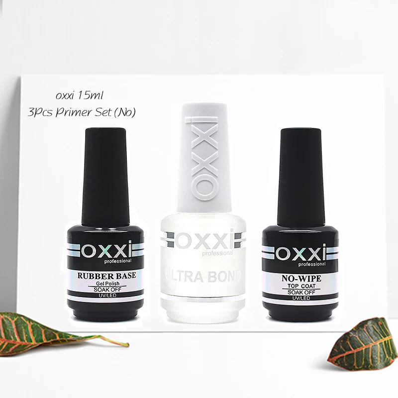 Oxxi Новый бескислотный праймер для ногтей Гель лак набор маникюрный дизайн