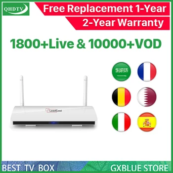 

Leadcool Android 8.1 RK3229 TV Box QHDTV IPTV Subscription Europe French Portugal Turkey Dutch 1800 Channels 10000 VOD IPTV Box