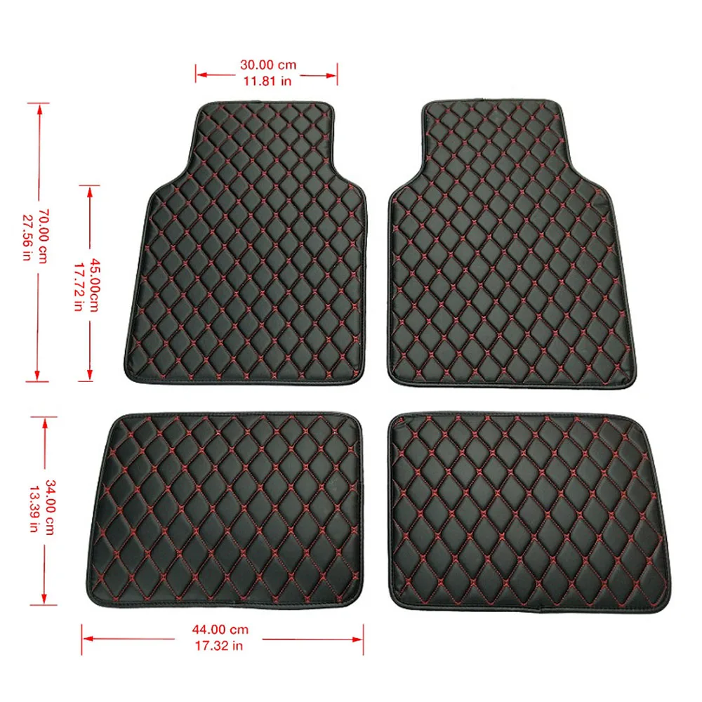 Universal Car floor mats For BMW X3 E83 F25 PVC Leather car styling
rugs carpet all weather waterproof liners(2004-present