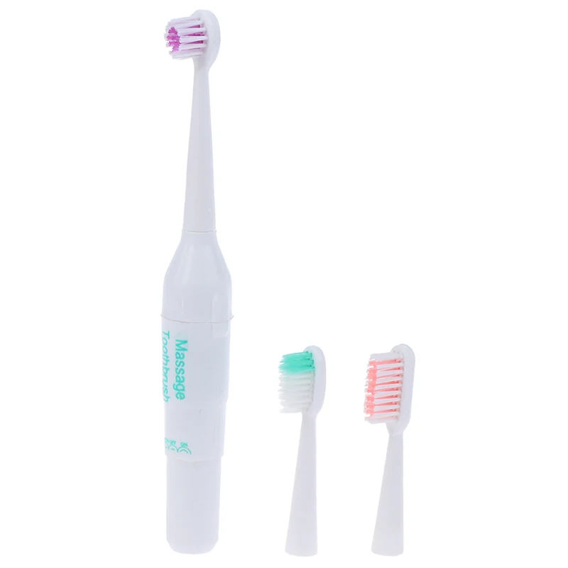 Professional Precision Clean Electric Toothbrush With 3 Replacement Brush Heads For Adult Tooth Oral Care Electric Toothbrush