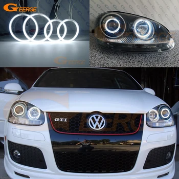 

For Volkswagen VW Golf Rabbit Jetta GTI R32 MKV MK5 2005-2010 Excellent Ultra bright illumination CCFL angel eyes halo rings