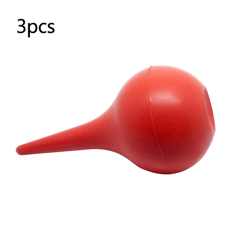 3pcs 90ml Syringe Bulb Rubber Portable Nose Sucker Baby Care Nasal Aspirator Infant Ear Cleaner Newborn Sterile Hygienic Safe