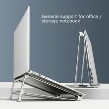 Aluminum Alloy Laptop Stand Folding Notebook Stand For Macbook Air Pro Lapdesk Non-slip Computer Cooling Bracket