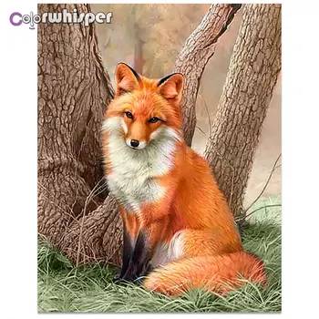 

Diamond Painting 5D Full Square/Round Fox Animal autumn Daimond Mosaic Rhinestone Embroidery Cross Stitch Crystal Picture D218