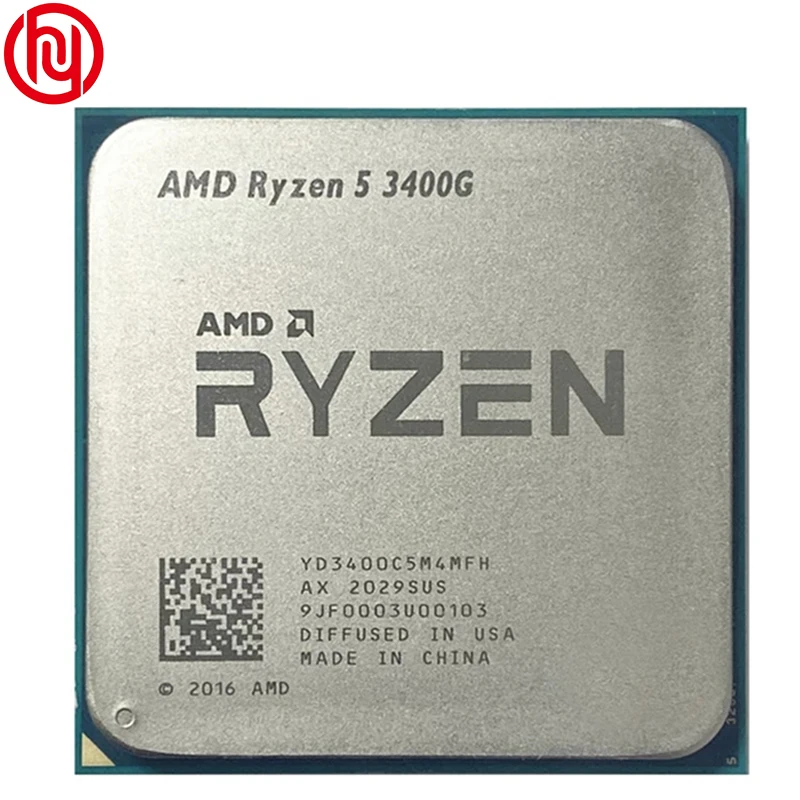 AMD Ryzen 5 3400G R5 3 7 ГГц четырехъядерный восьмипоточный процессор 65 Вт L3 = 4M YD3400C5M4MFH