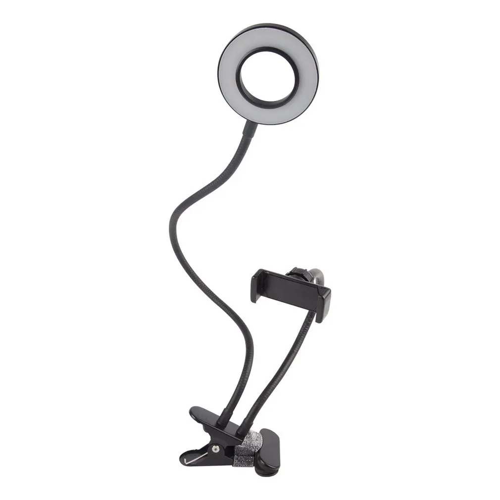 Cellphone Selfie Ring Light Universal Phone Clamp Holder For Live Stream Adjustable Desk Lamp Makeup Light Cellphone Selfie Ring Light Universal Phone Clamp Holder For Live Stream Adjustable Desk Lamp Makeup Light