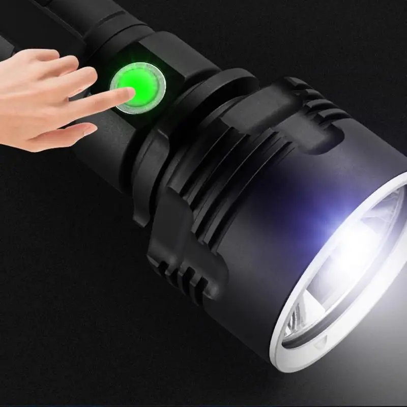 Dreamestone мощный светодиодный фонарь с зарядкой от USB, водонепроницаемый фонарь, ультра яркий фонарь для кемпинга