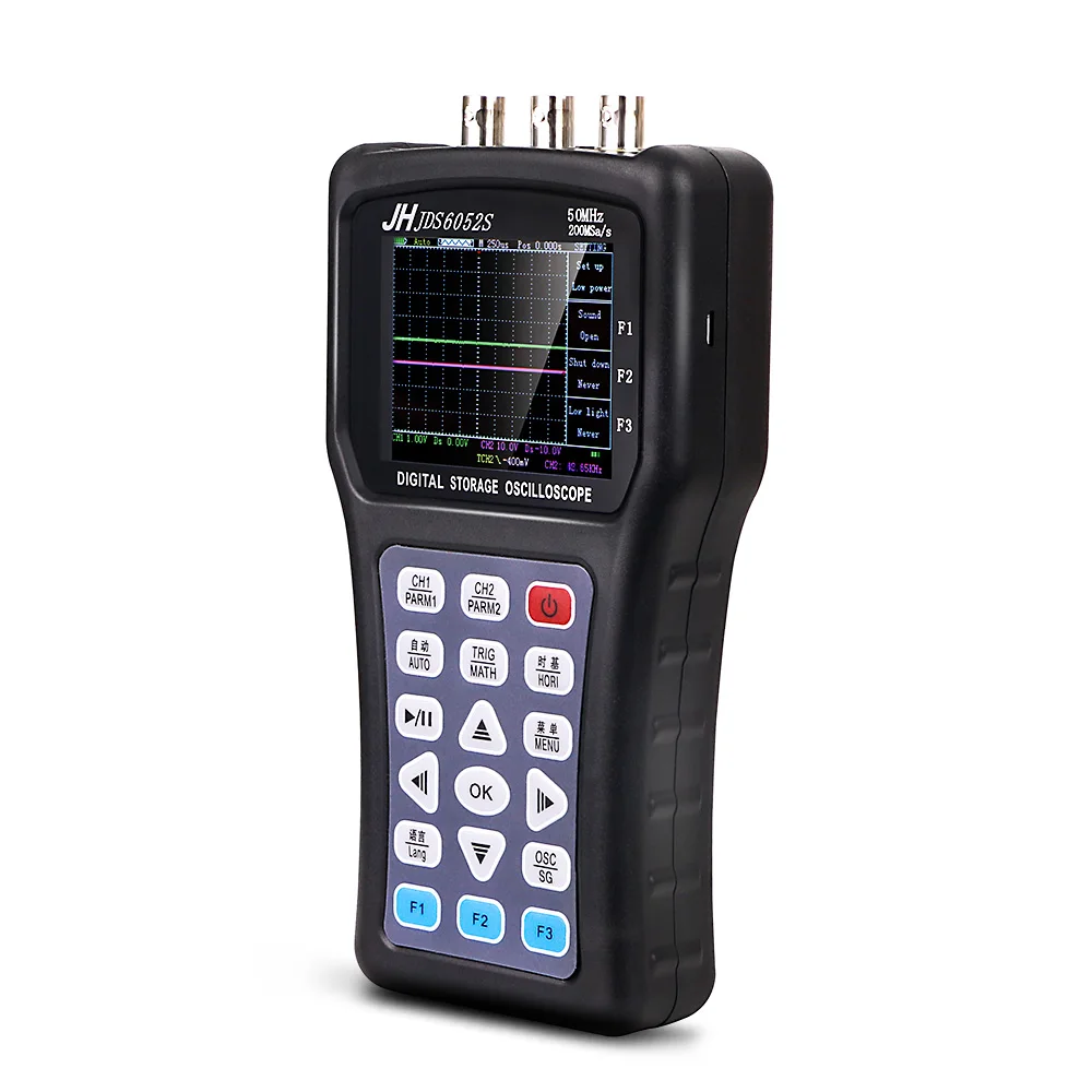 Jinhan JDS6052S портативный цифровой осциллограф генератор сигналов 2 канала 50 МГц