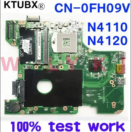 DA0V02MB6E0 DA0V02MB6E1 для DELL N4110 ноутбук материнская плата CN-0FH09V 0FH09V FH09V PGA989 HM67 DDR3 100% тесты