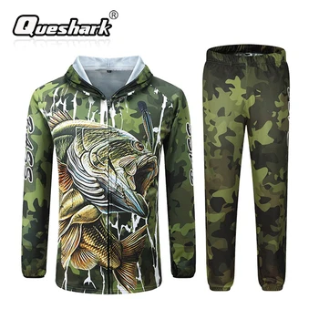 

Summer Ice Silk Fishing Jacket Breathable Quick-Dry Sunscreen Hiking Clothing Fishing Suit Kit Men UV Protection Fisherman Shirt