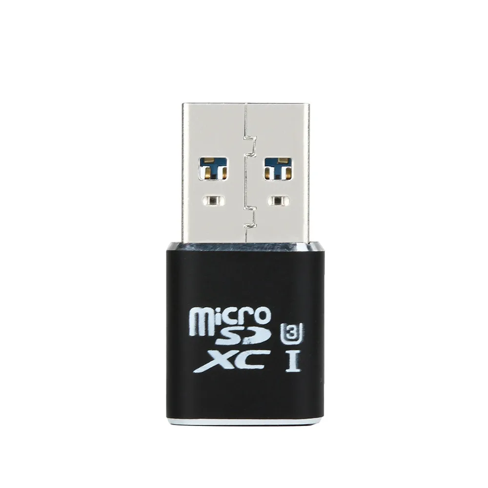 USB 3,0 мини кард-ридер MICRO SD/TF алюминий+ Тип C OTG& Micro OTG адаптер с кардридером