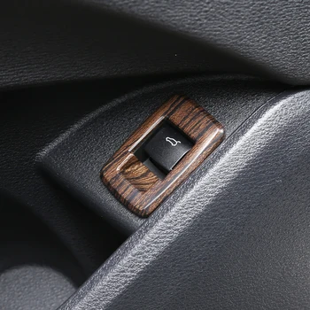 

Pine Wood Grain For BMW X1 F48 2016-19 ABS Interior Tail Door Switch Frame Button Cover For 2 Series F45 F46 For BMW X2 F47