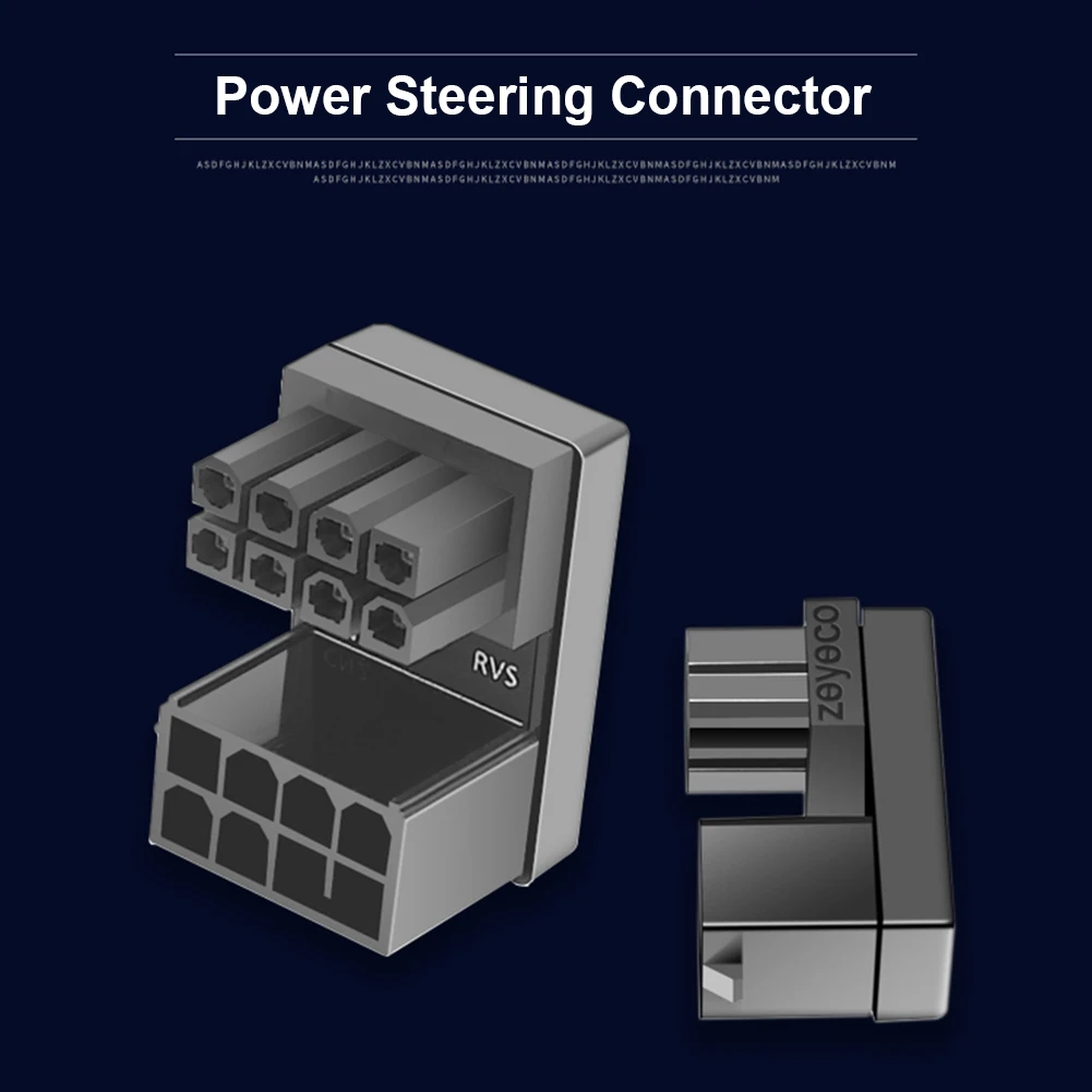 180-Degree Angled ATX GPU Adapter Elbow Head - 8Pin 6Pin Female to 8Pin 6Pin Male Power Steering Connector for Desktop Video Card Description Image.This Product Can Be Found With The Tag Names Atx gpu adapter elbow head, Computer Cables Connecting, Computer Peripherals, PC Hardware Cables Adapters
