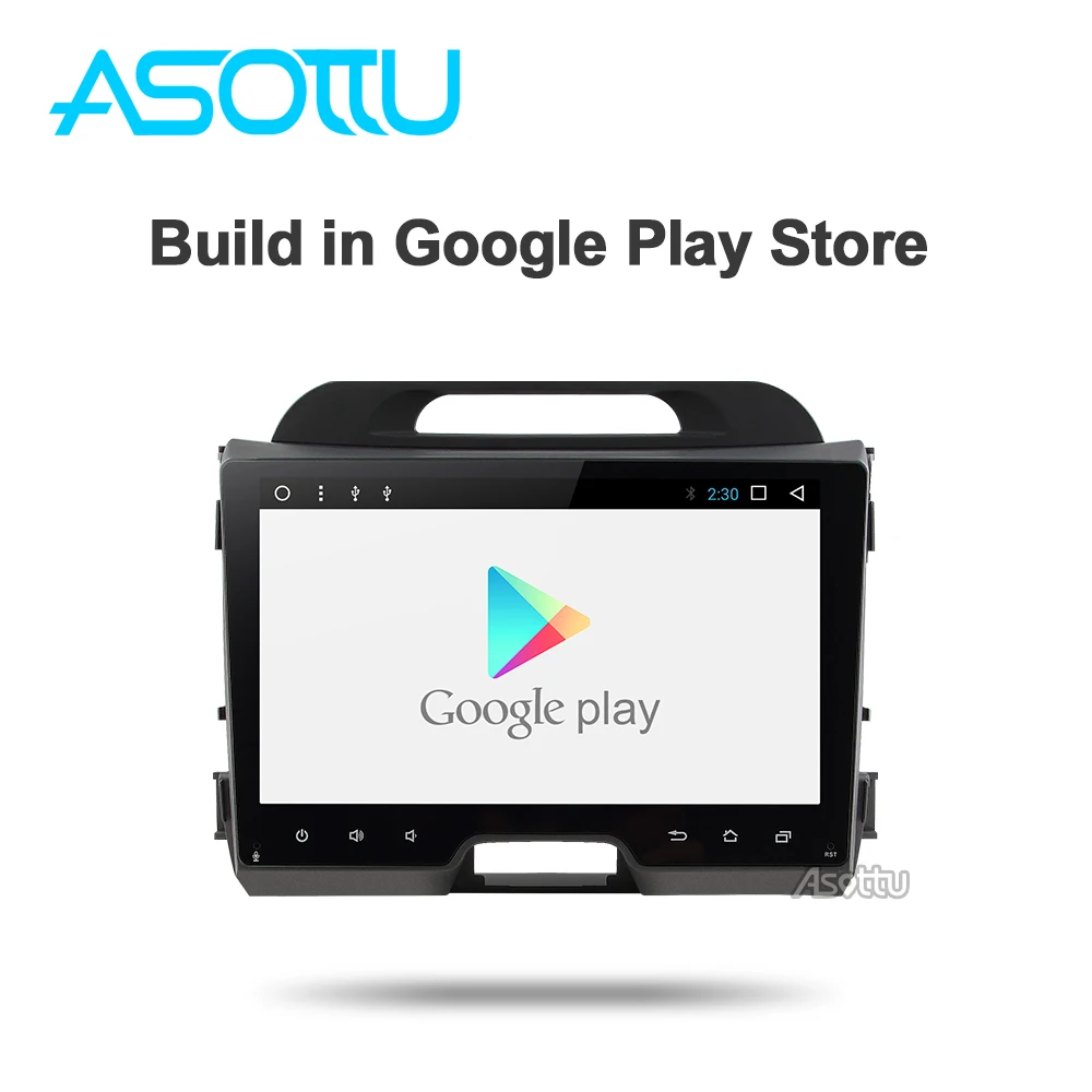 Автомобильный dvd Asottu KI602 Android 9,0 PX6 для KIA sportage 2011 2012 2013 головное устройство gps навигация автомобильный мультимедийный плеер