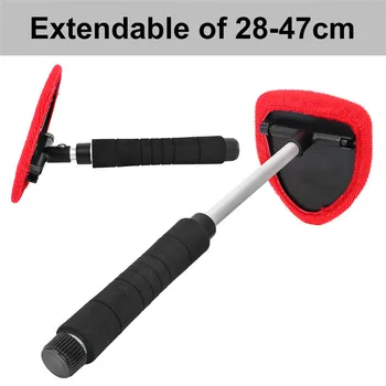 

Dropship Telescopic Window Glass Cleaner car windshield cleaning brush microfiber window scraping mist Car Accessorie