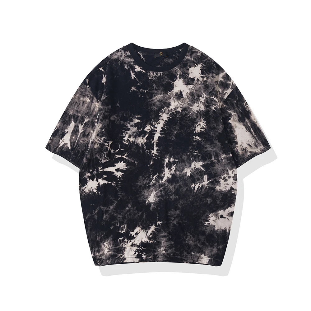 Ropa Polera Tie Dye Negra Camisas Tie Dye Negras