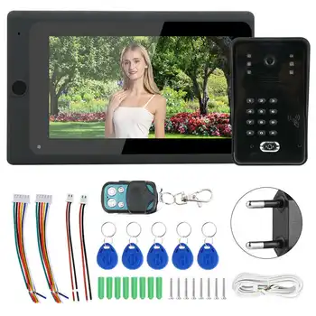 

7in 9in Wifi Video Intercom Doorbell Remote APP Password ID Card IR Night
