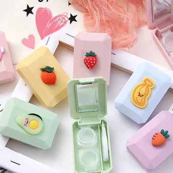 

Eyes Holder Kit Case Travel Accessaries Box For Contact Cosmetic Lenses