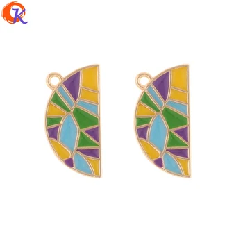 

Cordial Design 100Pcs 10*20MM Jewelry Accessories/Earring Connectors/Semicircle Shape/DIY Making/Hand Made/Earring Findings