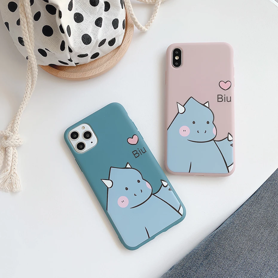 Soft TPU Phone Case For iPhone 11 Pro Max 7 8 6 6S Plus Cute Love Heart Unicorn Cover for iPhone X XR XS Max 11Pro Case Coque