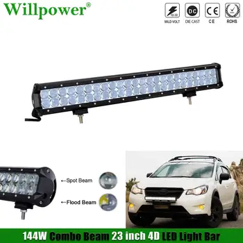 

Offroad Car Bullbar 23" LED Light Bar Projector Lens LED Bar For Jeep Chevy 4x4 Truck Pickup SUV Driving Lamp Fog Light