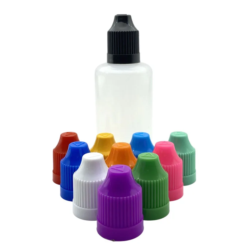 LDPE Empty Plastic Vail 5pcs 3/5/10/15/20/30/50/60/100/120ml Squeeze Juice Eye E Liquid Dropper Bottles With Funnel