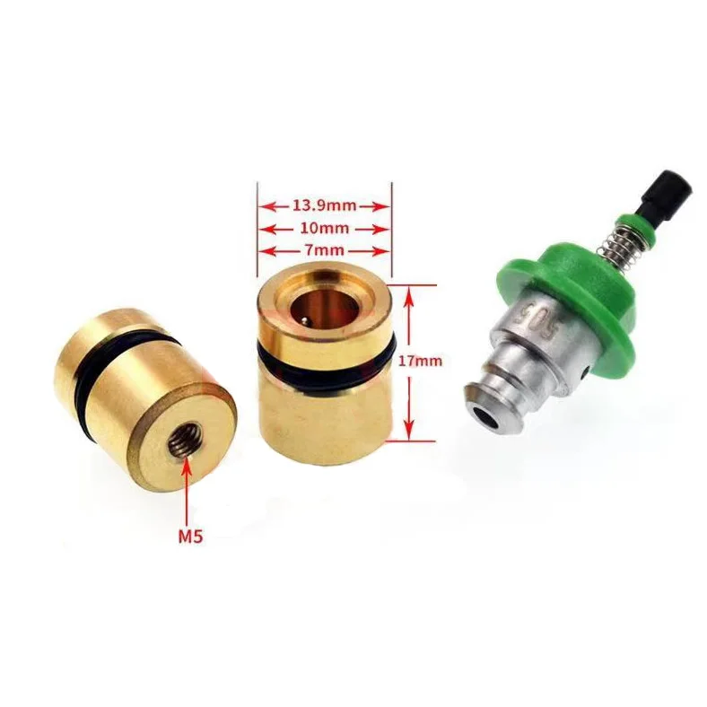 17mm connector SMT DIY монтажный разъем JUKI шаговый двигатель Двойной Вал Поворотный Шарнир 503 504 сопла палочки и место машина - Цвет: 17mm connector
