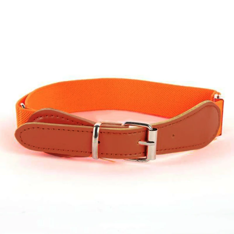 Children Belts Buckle Kids Jeans Pants Elastic Belt Stretch Adjustable For Toddler Boys Girls Fashion Waistband Candy Color