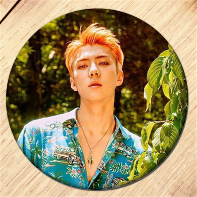 Kpop EXO SEHUN брошь на булавке Значки для одежды украшение для рюкзака девушки ювелирные изделия подарок B165