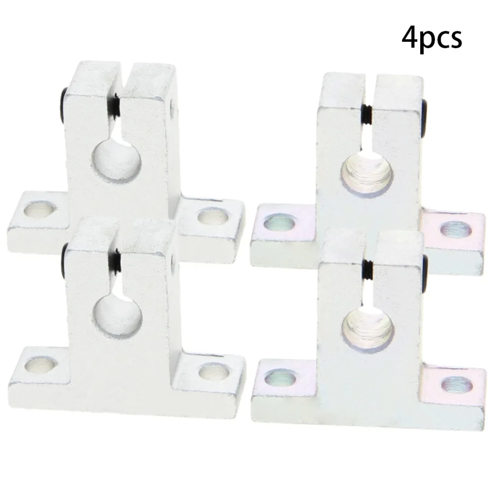 New 4PCS SK8-SK30 Bearings Suitable For Shaft Diameter 8-30mm Linear Guide Rail Aluminum Alloy Material 3D Printed Parts Bearing