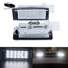 2Pcs Kein Fehler LED Rück Anzahl Platte Licht Für Renaul Captur Clio Fluence Laguna Latitude Modus ZOE Scenic Auto styling Zubehör