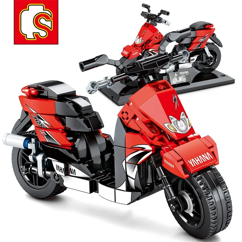 Мотоциклетная техника SEMBO гоночный мотоцикл набор городских транспортных