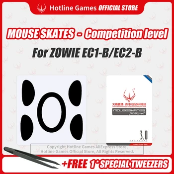 

Hotline Games 3.0 Competition Level Mouse Skates Mouse Feet Pad Replacement Feet for ZOWIE EC1-B EC1B 0.28mm/0.6mm Thickness