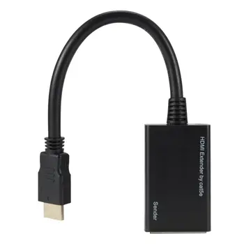 

1080P LAN Ethernet Network Adapter Repeater Plug Connectors HDMI Extender To RJ45 CAT5e CAT6 Converter Wholesale