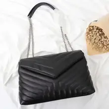 Высококачественная роскошная дизайнерская сумка на плечо из натуральной кожи для женщин, женские сумки-мессенджеры с цепочками