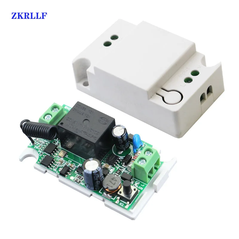 433Mhz Universal AC 110V 220V 1 CH Wireless Remote Control Switch Relay Receiver Module 4 CH RF LED Remote Transmitter Light DIY-3