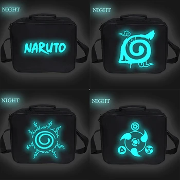 

Cool Luminous NARUTO Lunch Bag Worker Lunch Box Students Lunch Bag Boys Girls Bag Child Picnic Insulation Bag Gift