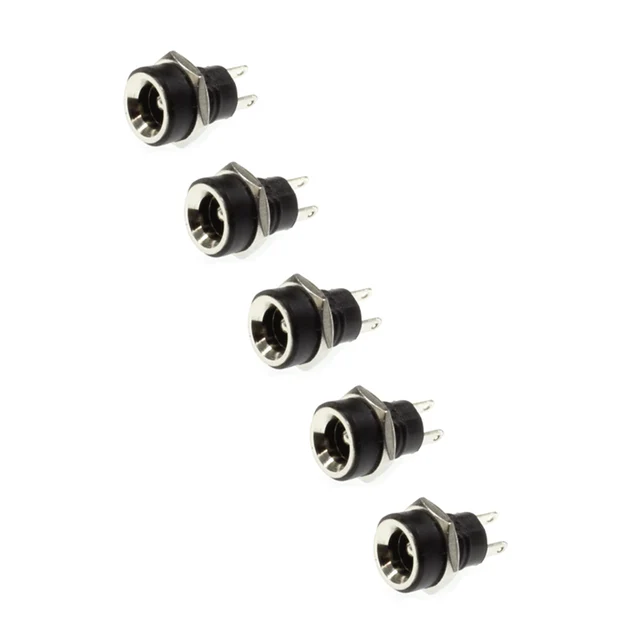 DC 5.5x2.1 Power Wire Connector Conjunto Feminino Plug Cable Waterproof Jack Tomada Electrico 5.5x2.5 Interface Socket Conector 8. As photo