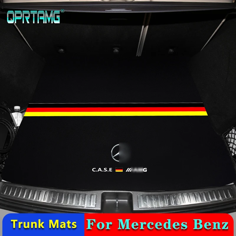 

New Sports Custom car trunk mats for Mercedes Benz all models E C ML GLA GLE GLK GL CLA CLS S R A B CLK SLK G GLS GLC vito viano