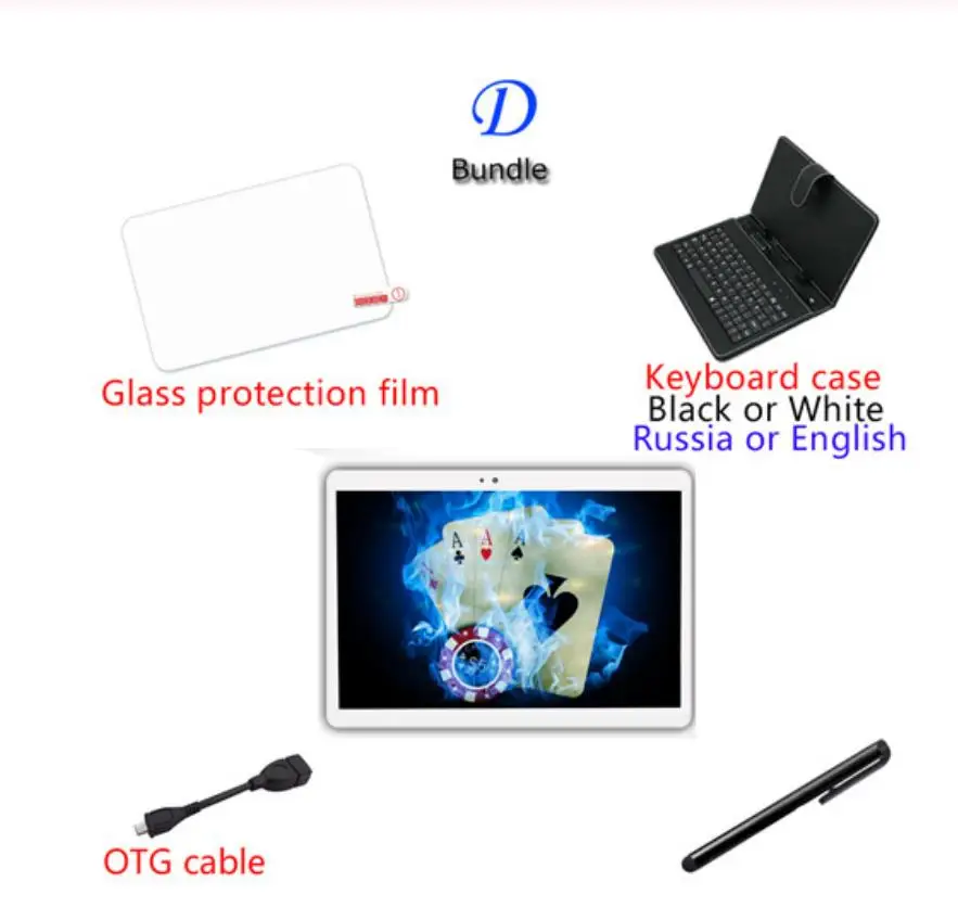 Add keyboard case Android 8,0 MTK8752 Восьмиядерный планшетный ПК, 3G, телефонный звонок, 4 Гб ОЗУ, 32 Гб ПЗУ, 1280*800 ips, gps, Bluetooth, планшет, 10 дюймов, DHL - Комплект: Add keyboard case