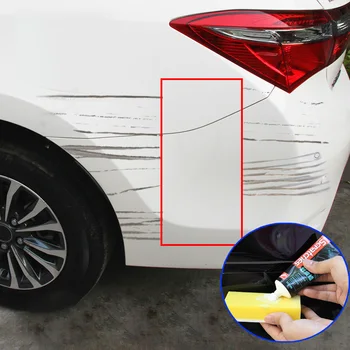 

Care Car Scratch Remover Wax Treatment DIY Surfactant Coating Paste 100ml