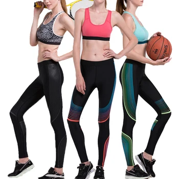 

YEL Women's Running Pants Compression Tights Exercise Sports Fitness Jogging Jogger Running Trousers Gym Slim Leggings