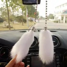 Плюшевая Милая подвеска, украшение для салона автомобиля, зеркало заднего вида, подвесное украшение, автомобильные аксессуары для интерьера, аксессуары для автомобиля