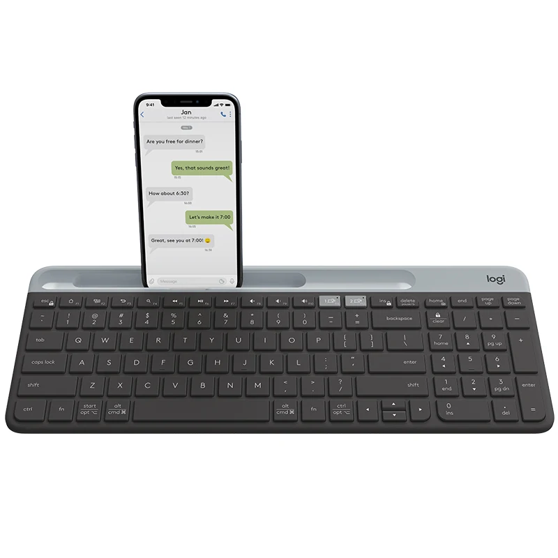 Logitech K580 многофункциональная Bluetooth беспроводная клавиатура 108 клавиш тонкая